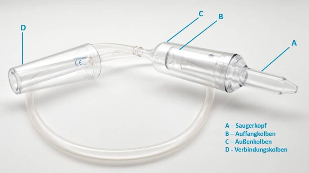 Bauteile eines Nasensauger-Staubsauger vom medinaris®